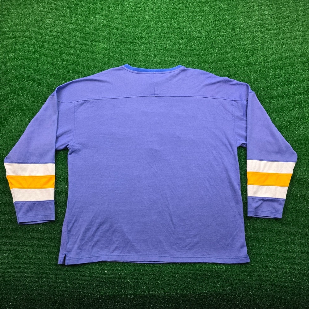 St Louis Blues Jersey Shirt Mens XL Blue Long Sleeve Pullover NHL Hockey Gameday - Picture 6 of 7